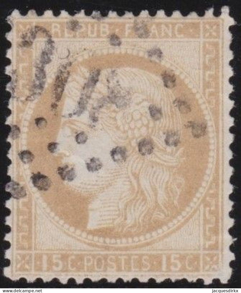 France  .  Y&T   .    55     .   O      .    Oblitéré - 1871-1875 Cérès