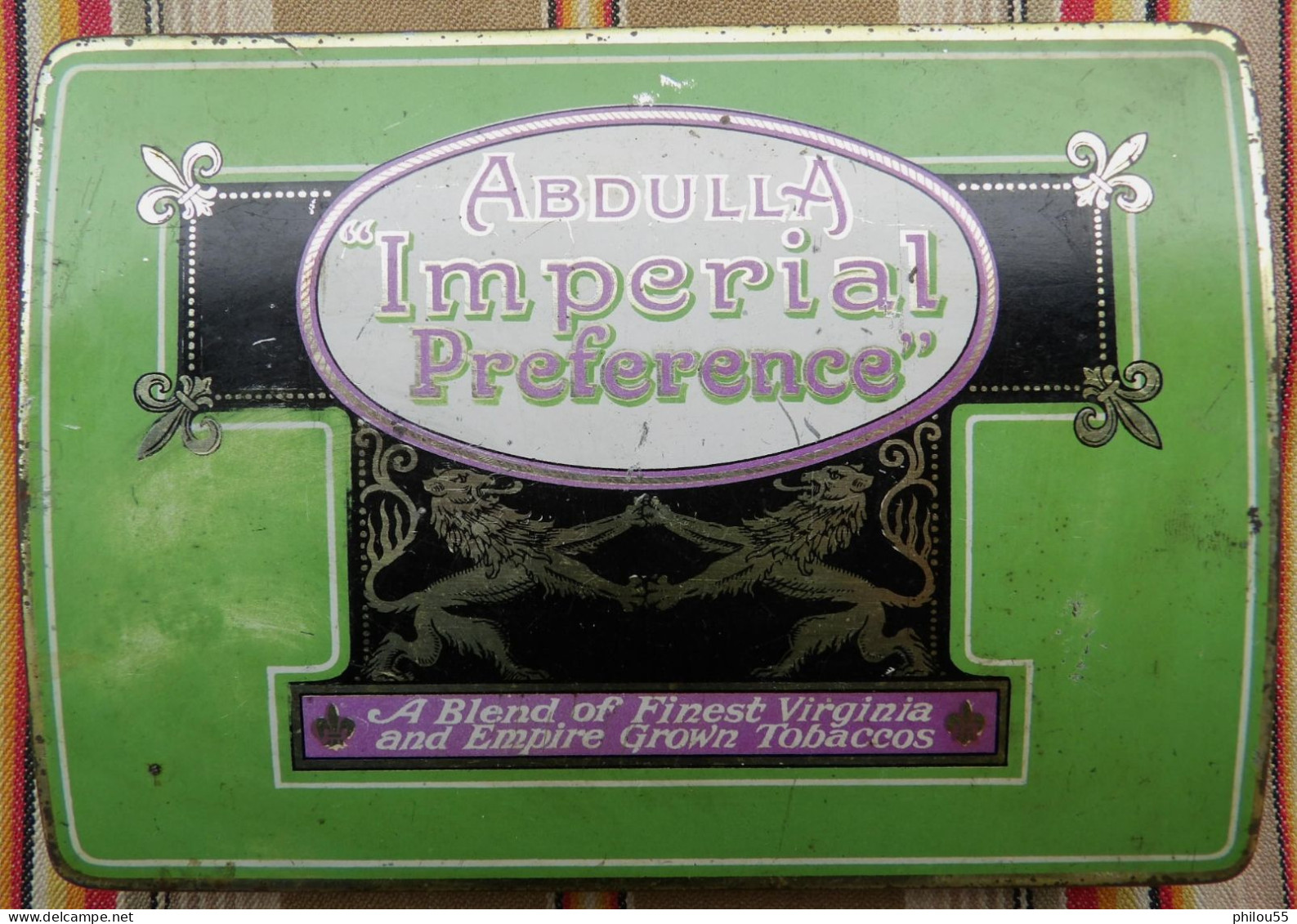 COLLECTION  Boite Vide De 50 Cigarettes Imperial Preference ABDULLA London - Estuches Para Cigarrillos (vacios)