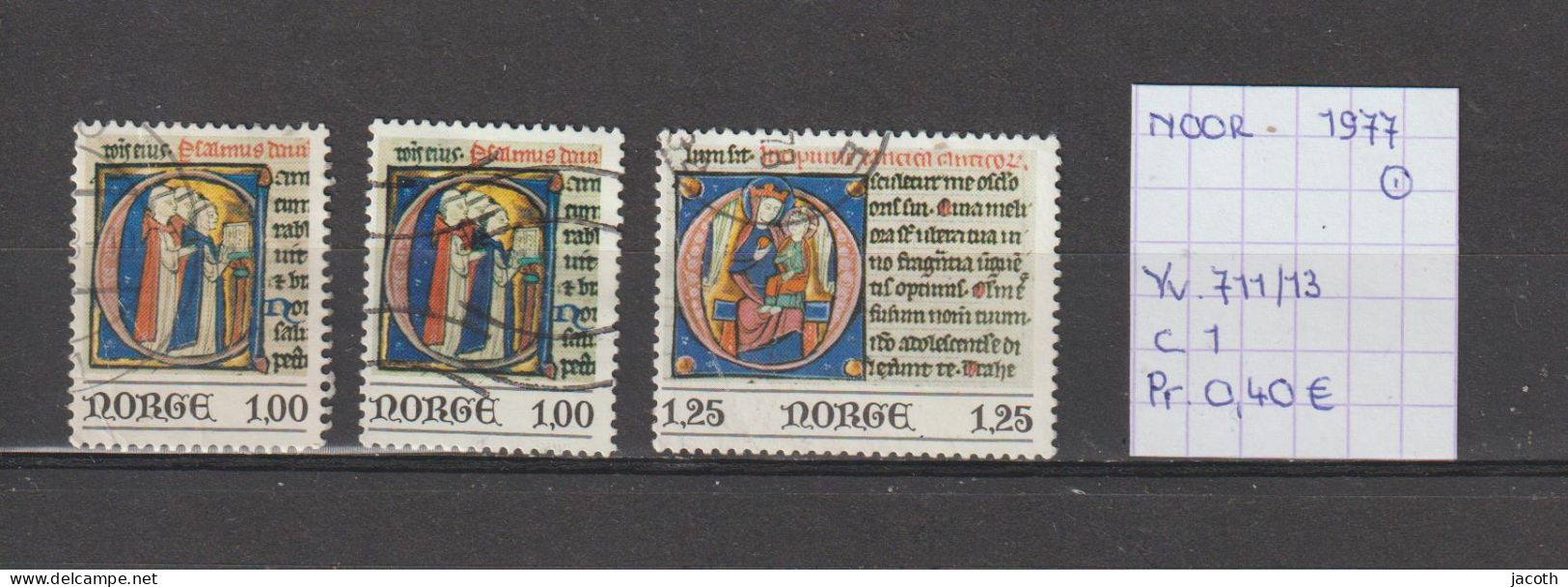 (TJ) Noorwegen 1977 - YT 711/13 (gest./obl./used) - Used Stamps