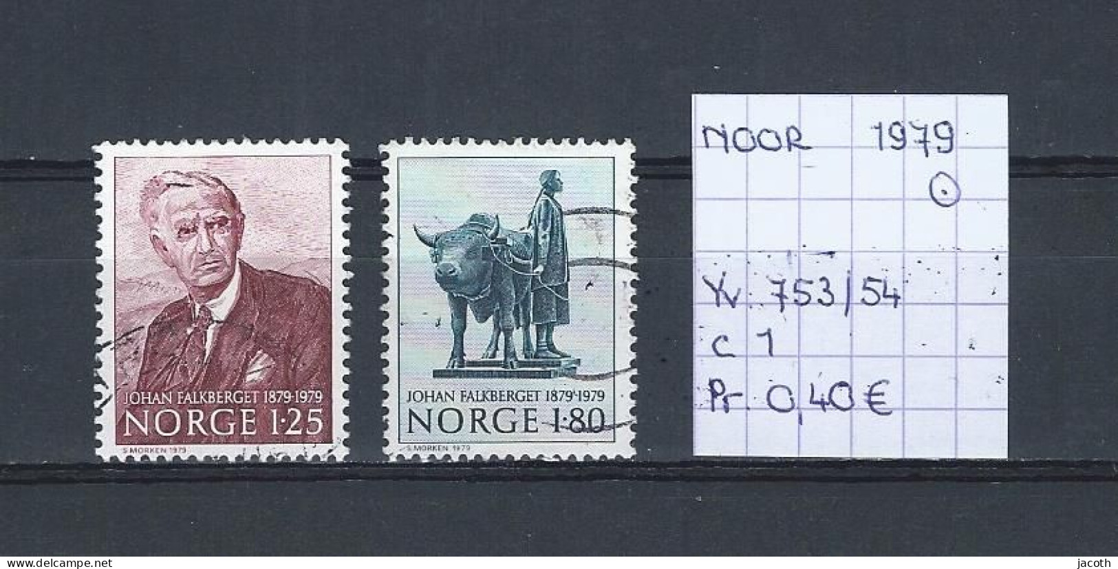 (TJ) Noorwegen 1979 - YT 753/54 (gest./obl./used) - Used Stamps