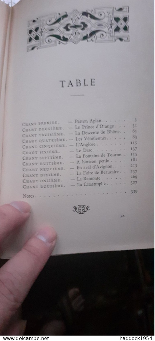 Le Poème Du Rhône FREDERIC MISTRAL Lemerre 1897 - Autori Francesi