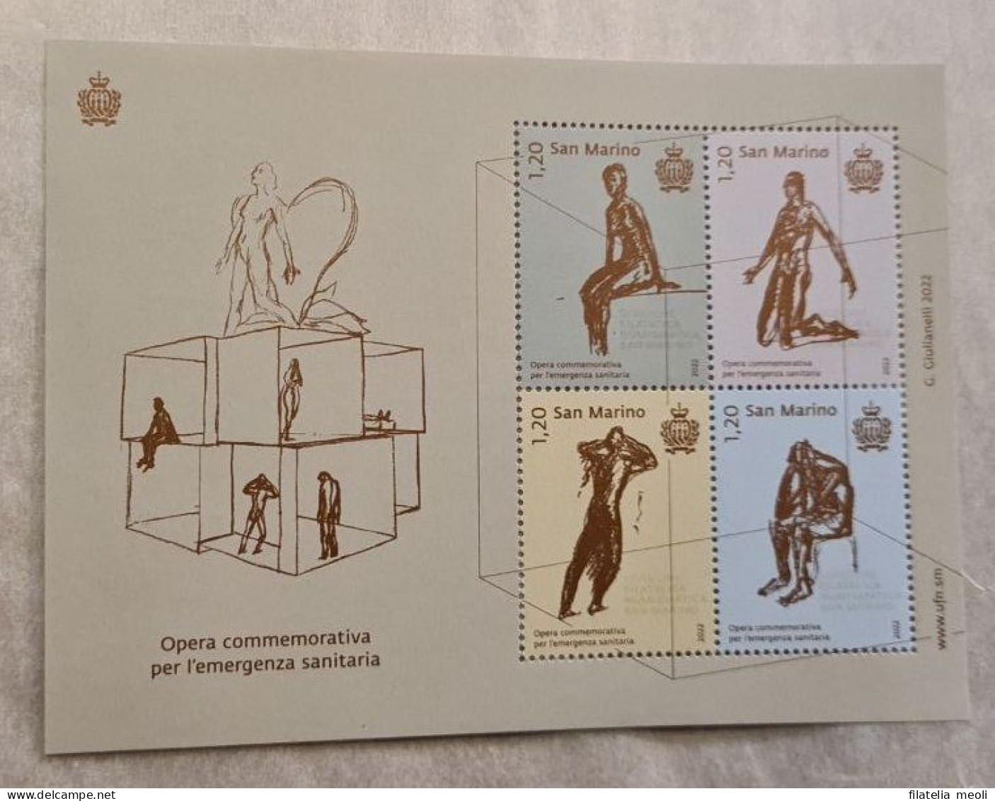 SAN MARINO 2022 EMERGENZA SANITARIA - Unused Stamps