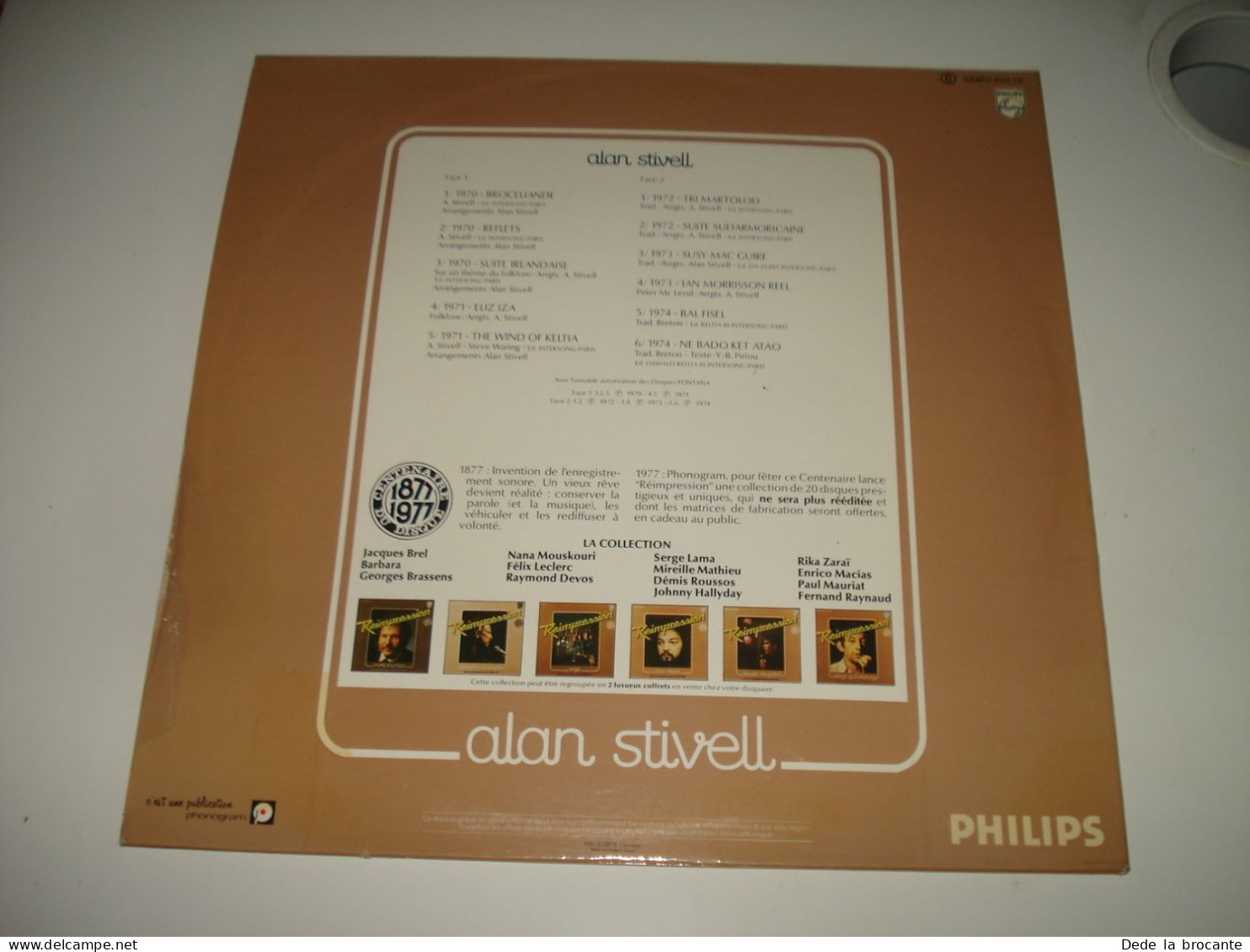 B11 / Alan Stivell – Chante Ses Grands Succes - LP – 9101 115 - Fr 1977  N.M/N.M - Country Et Folk