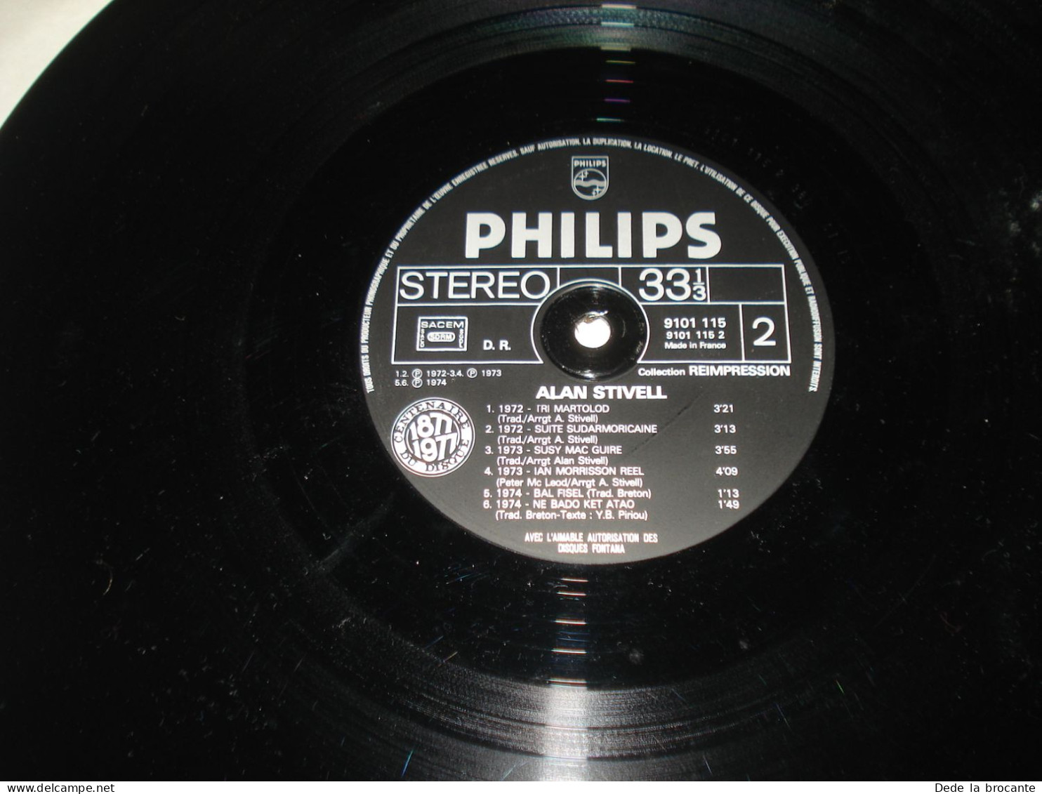 B11 / Alan Stivell – Chante Ses Grands Succes - LP – 9101 115 - Fr 1977  N.M/N.M