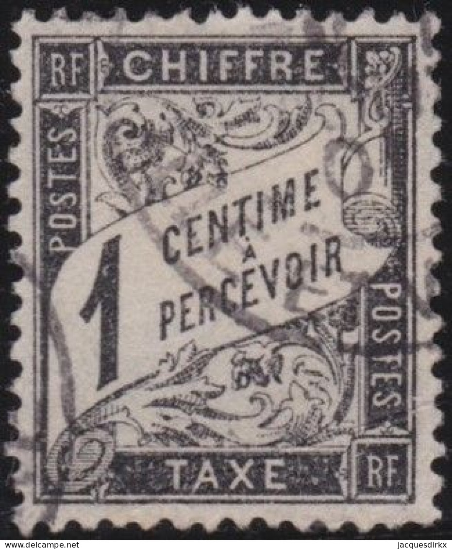 France  .  Y&T   .    Taxe  10      .   O      .    Oblitéré - 1859-1959 Used