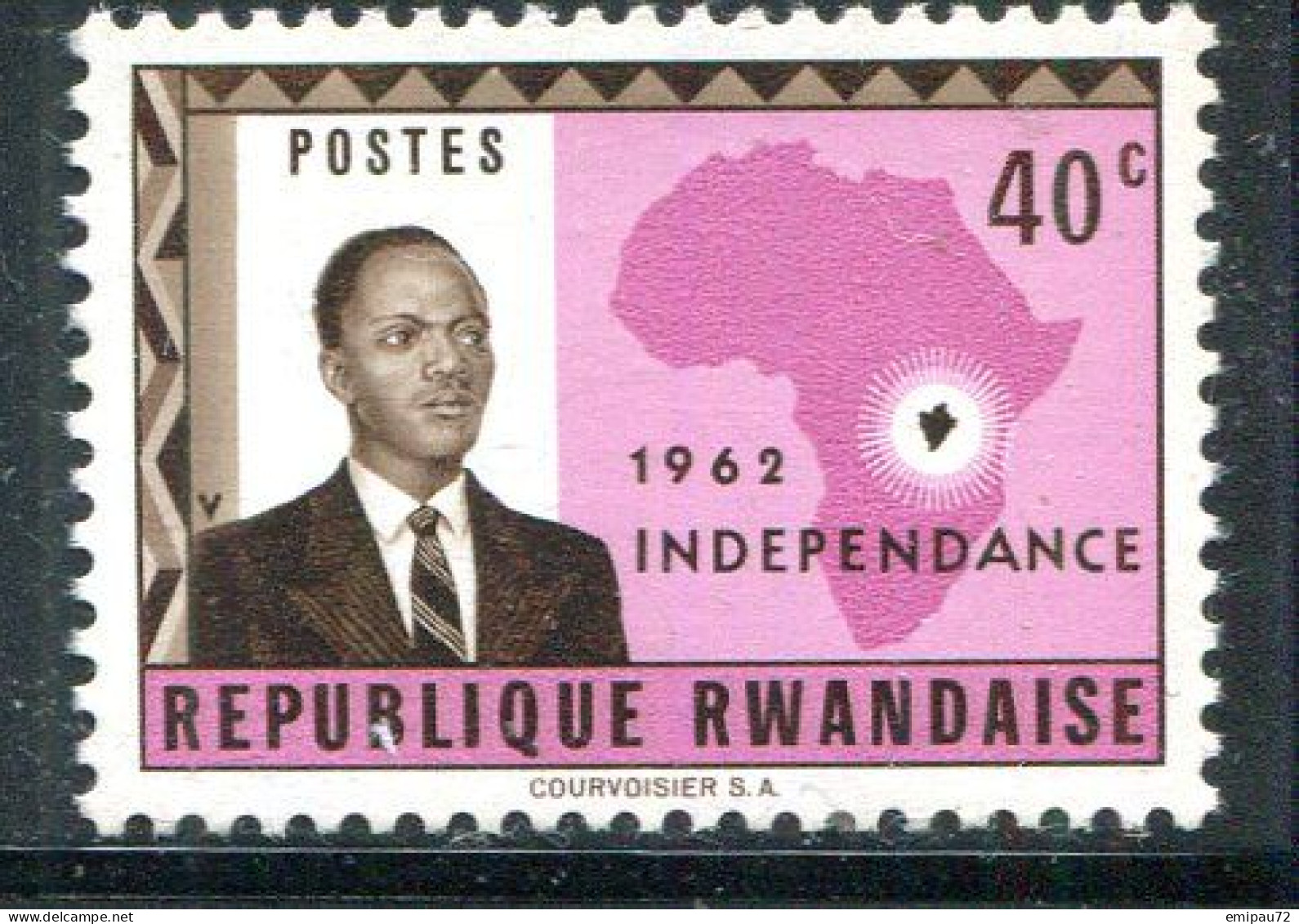 RWANDA- Y&T N°2- Neuf Sans Charnière ** - Used Stamps