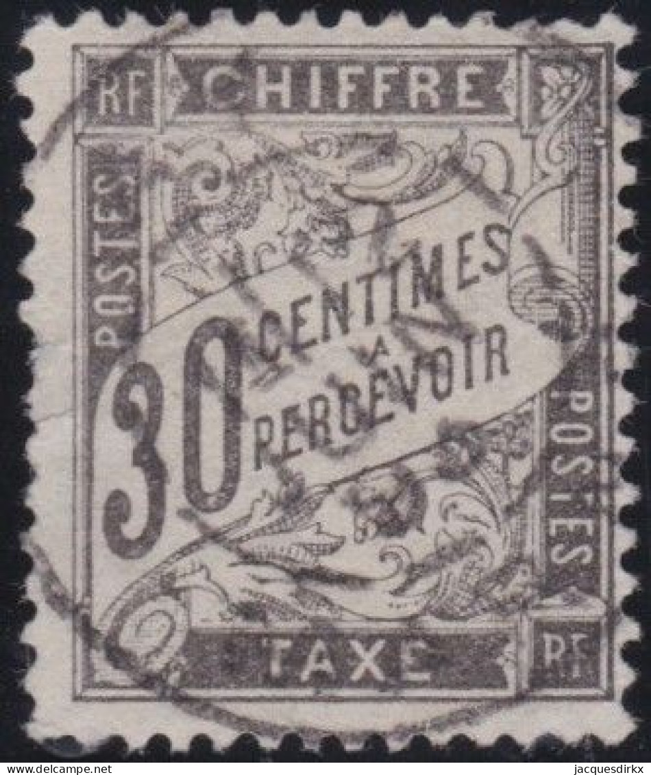 France  .  Y&T   .    Taxe  18       .   O      .    Oblitéré - 1859-1959 Oblitérés