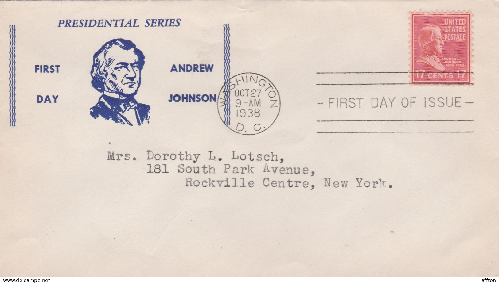 United States 1938 FDC Mailed - 1851-1940