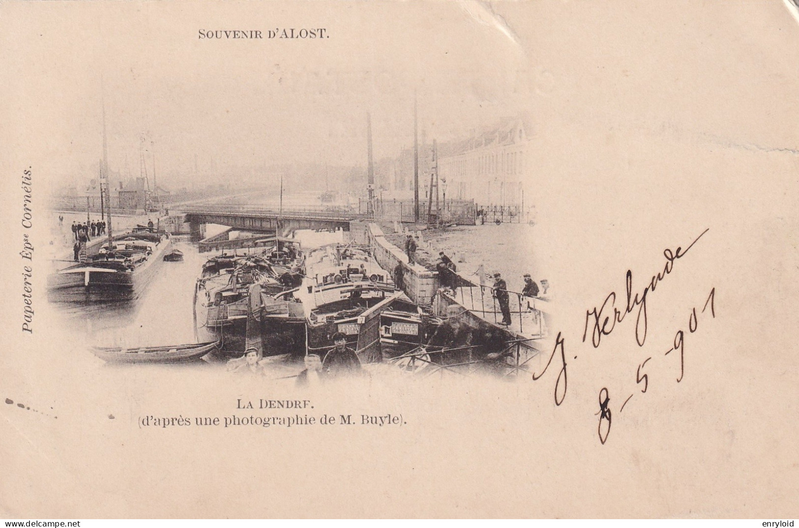 SOUVENIR D'ALOST LA DENDRF. (d'après Une Photographie De M. Buyle) 1901 - Sint-Martens-Latem