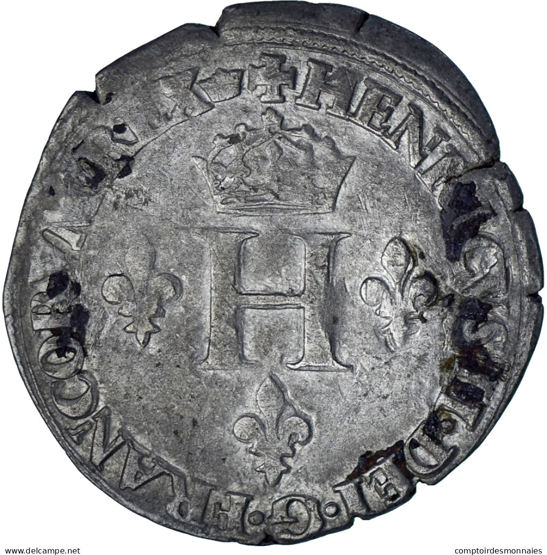 Monnaie, France, Gros De Nesle, 1550, Paris, TTB, Argent, Sombart:4456. - 1547-1559 Heinrich II.