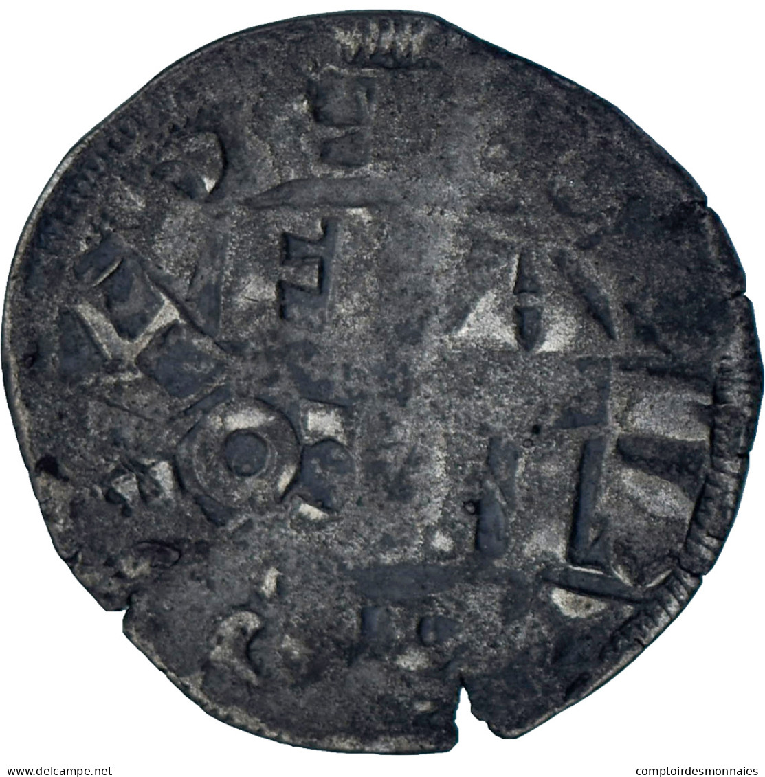 Monnaie, France, Philippe II, Denier Parisis, 1180-1223, Paris, TB, Argent - 1180-1223 Filippo II Augusto