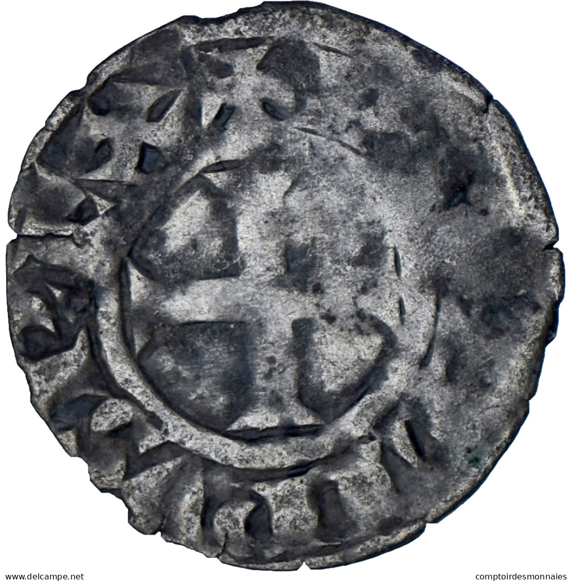 Monnaie, France, Louis IX, Denier Tournois, B+, Billon, Duplessy:193 - 1226-1270 Louis IX The Saint