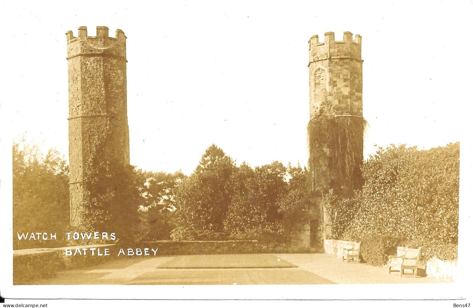 Hastings Watch Towers Battle Abbey -27-8-1910 - Hastings