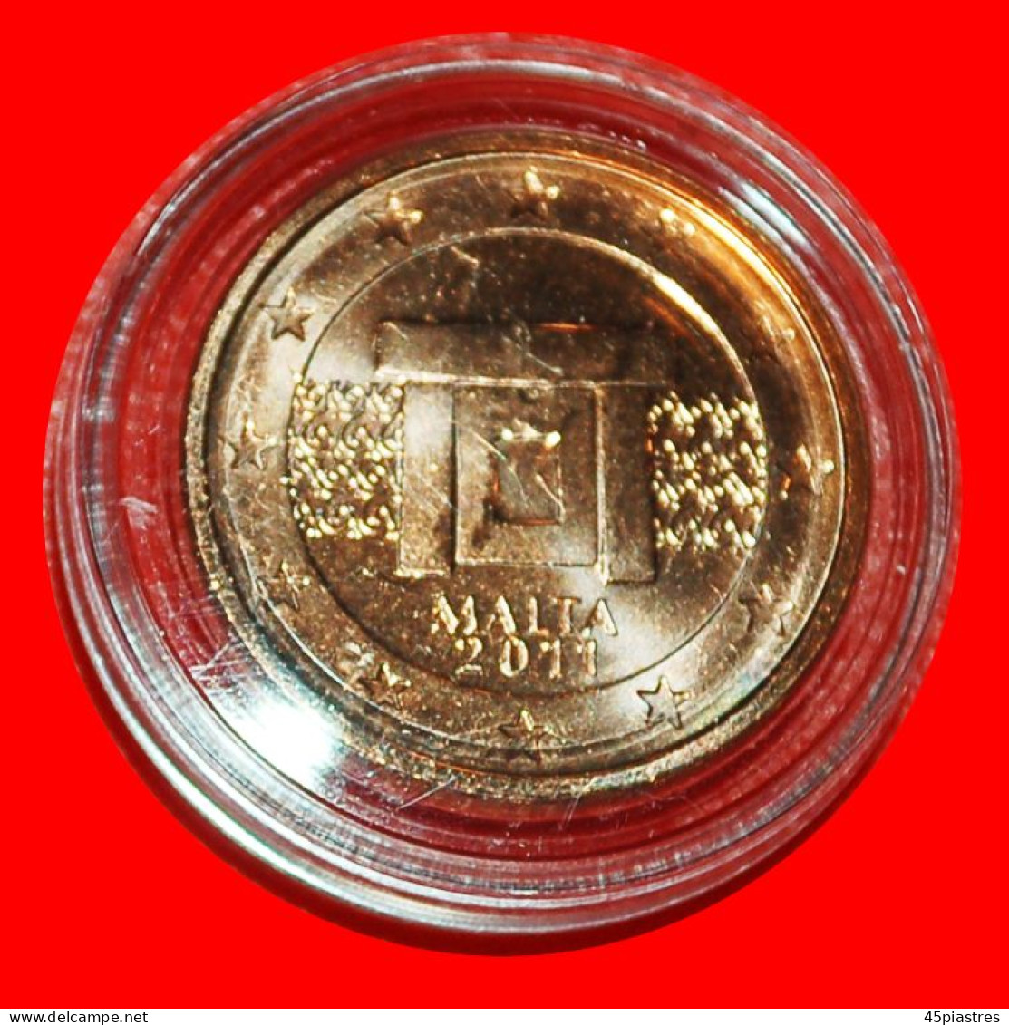 * FROM BU MINT SET (2008-2023): MALTA  1 EURO CENT 2011 UNCOMMON! · LOW START · NO RESERVE! - Malte