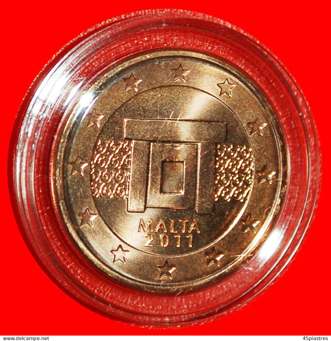 * FROM BU MINT SET (2008-2023): MALTA  5 EURO CENTS 2011 UNCOMMON! · LOW START · NO RESERVE! - Malta