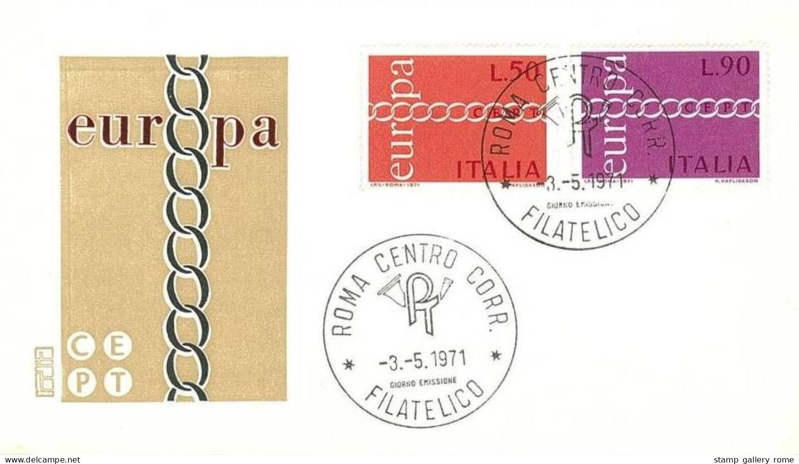 EUROPA CEPT - FDC RODIA - ITALIA  - ANNO 1971 - 1971