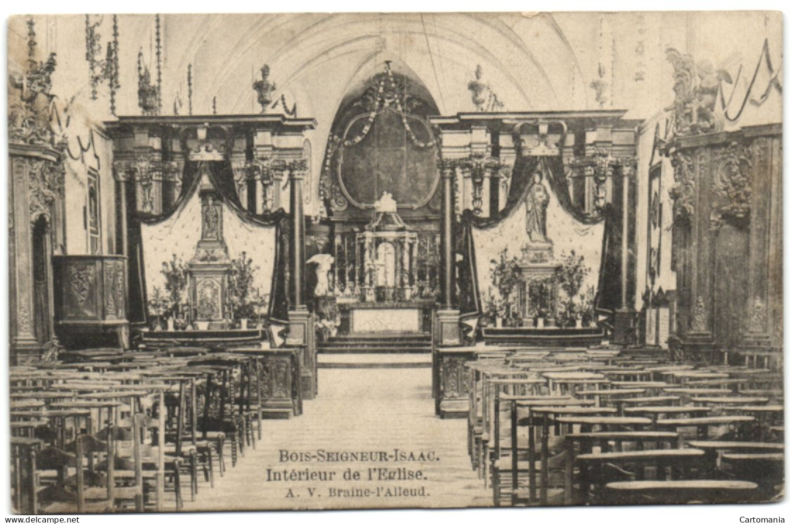 Bois-Seigneur-Isaac - Intérieur De L'Eglise - Eigenbrakel