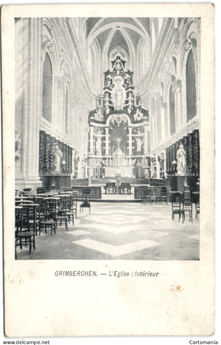 Grimberghen - L'Eglise Intérieur - Grimbergen