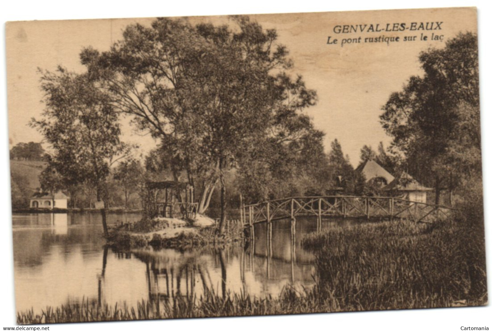 Genval-les-Eaux - Le Pont Rustique Sur Le Lac - Rixensart