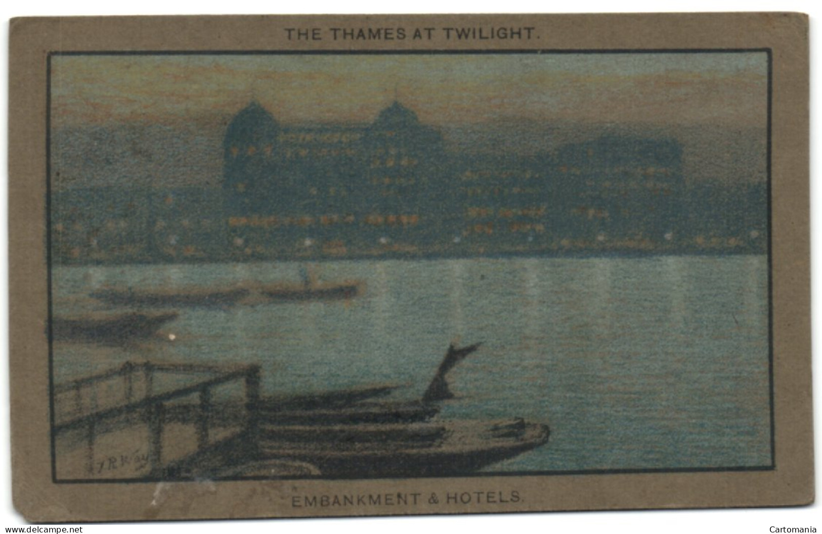 The Thames At Twilight - Embankement & Hotels - River Thames