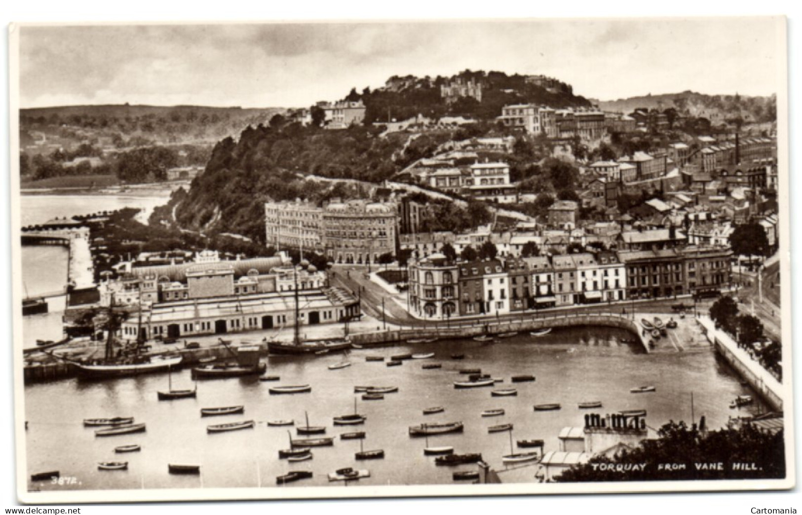 Torquay From Vane Hill - Torquay