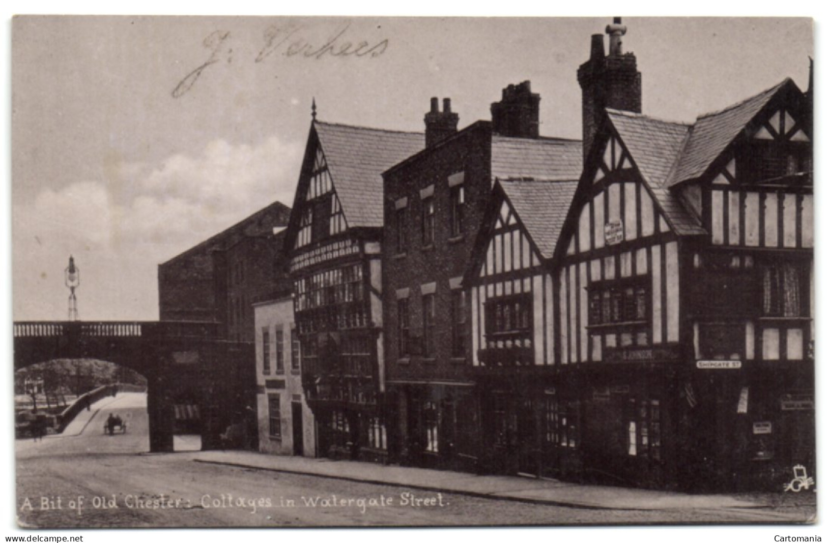 A Bit Of Old Chester's Cottages In Watergate Street - Chester