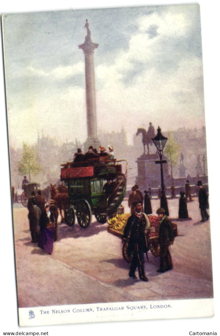 London - The Nelson Column - Trafalgar Square - Trafalgar Square