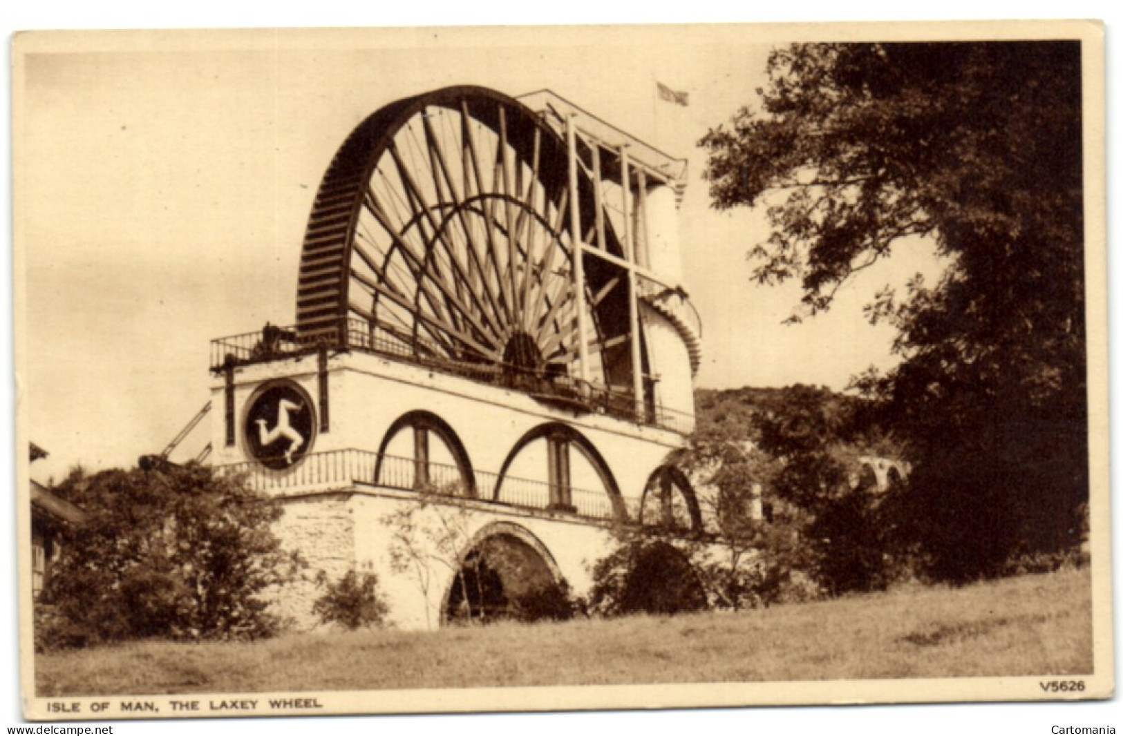 Isle Of Man - The Laxey Wheel - Isola Di Man (dell'uomo)