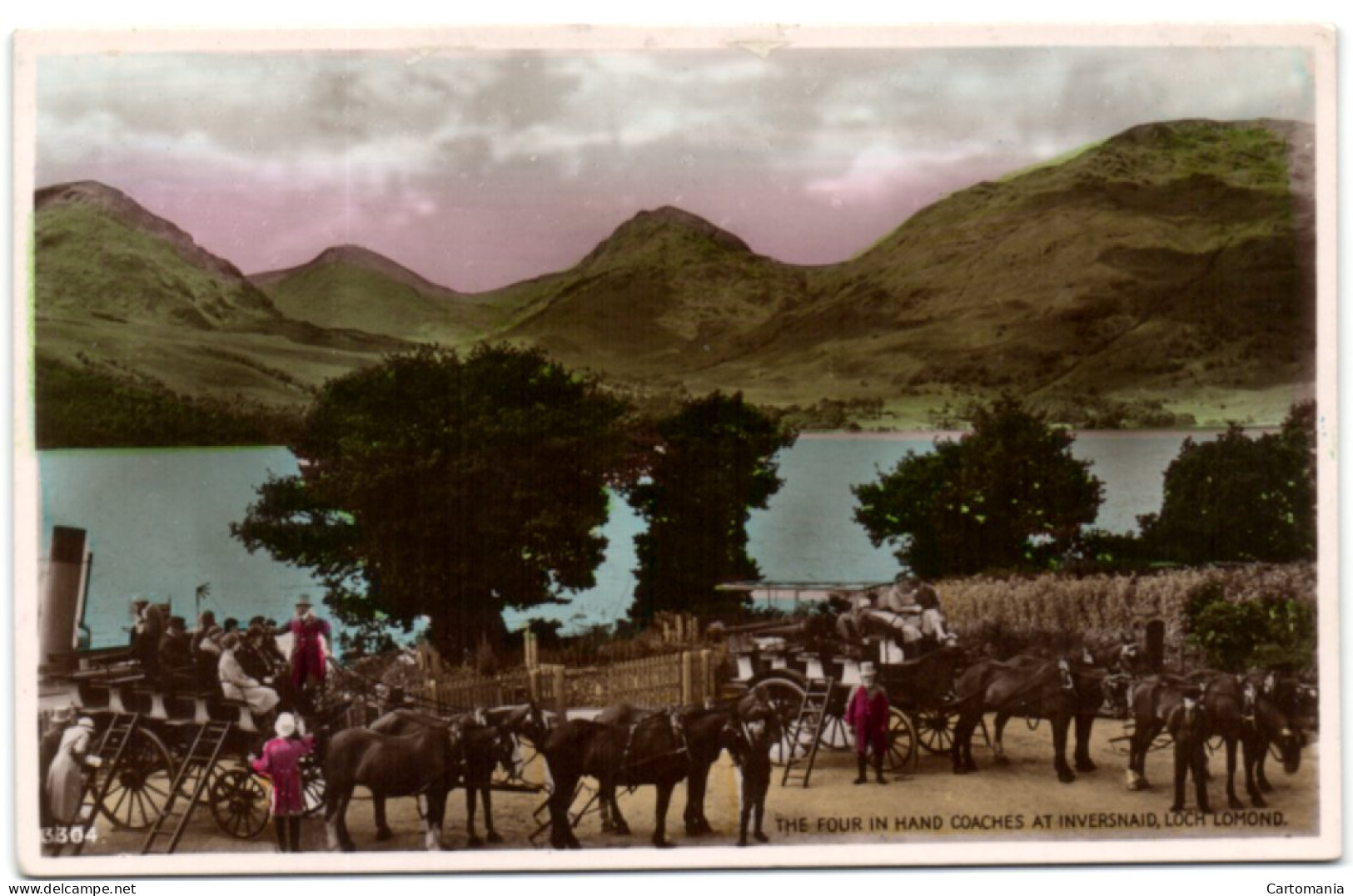 Loch Lomond - The Four In Hand Coaches At Inversnaid - Dunbartonshire