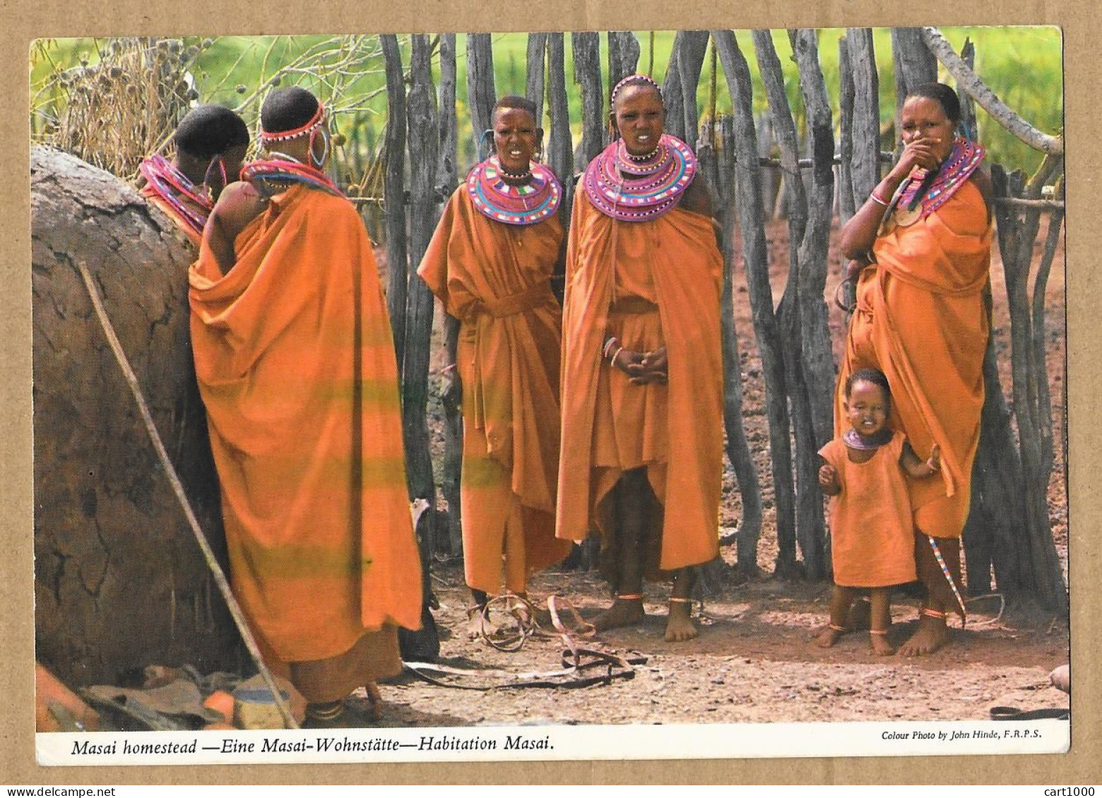 MOMBASA KENYA UGANDA TANZANIA MASAI 1976 N°G231 - Kenya