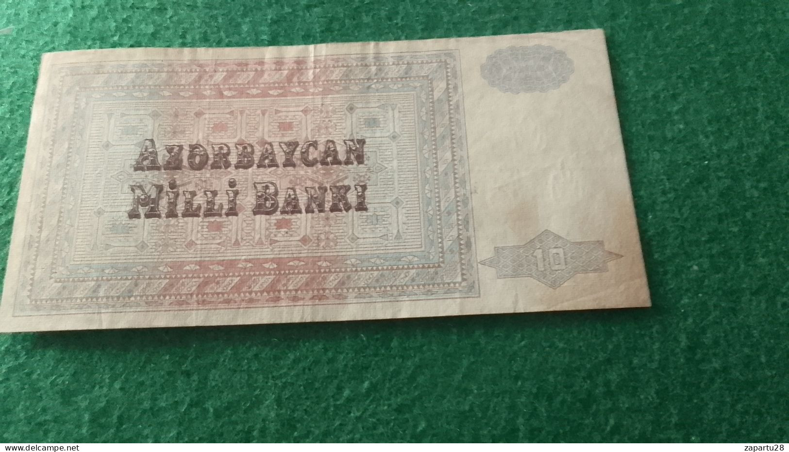 AZERBAYCAN-       10    MANAT - Azerbaïdjan