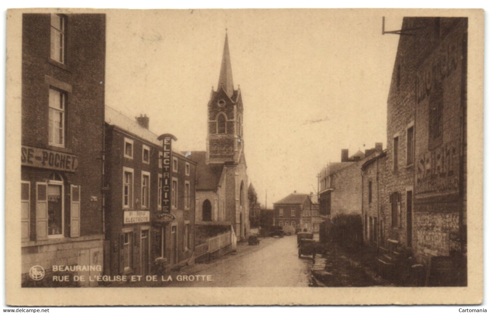 Bauraing - Rue De L'Eglise Et De La Grotte - Beauraing