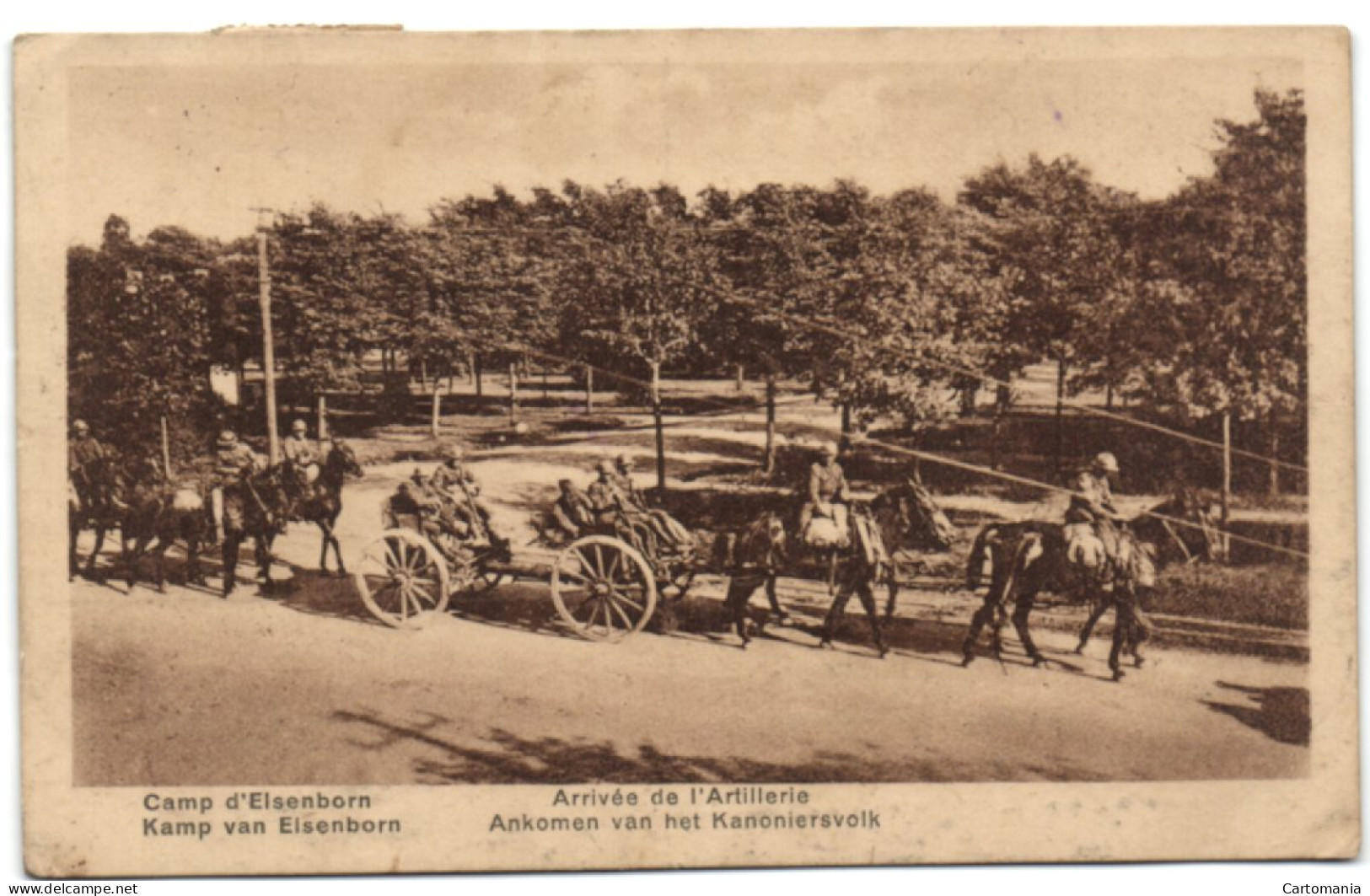 Camp D'Elsenborn - Arrivée De L'Artillerie - Elsenborn (camp)