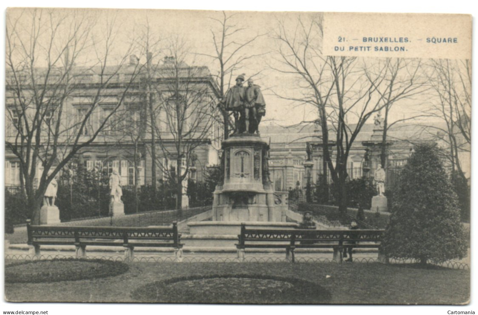 Bruxelles - Square Du Petit Sablon - Bruxelles-ville