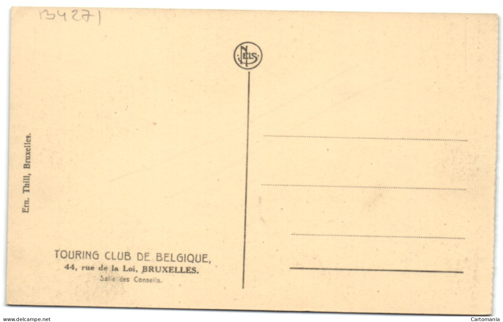 Touring Club De Belgique - 44 Rue De La Loi - Bruxelles - Salle Des Conseils - Bruxelles-ville