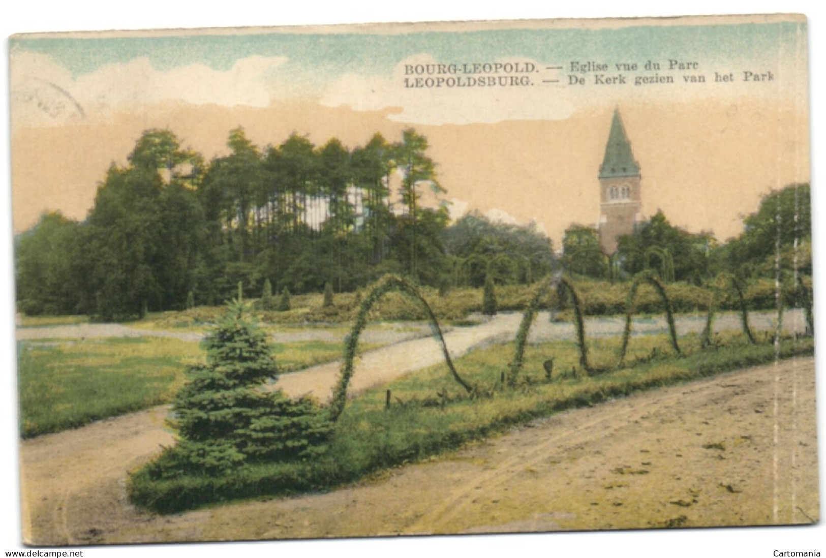 Bourg-Léopold - Eglise Vue Du Parc - Leopoldsburg