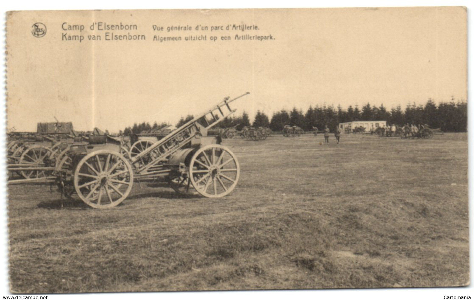 Camp D'Elsenborn - Vue Générale D'un Parc D'Artillerie - Elsenborn (camp)