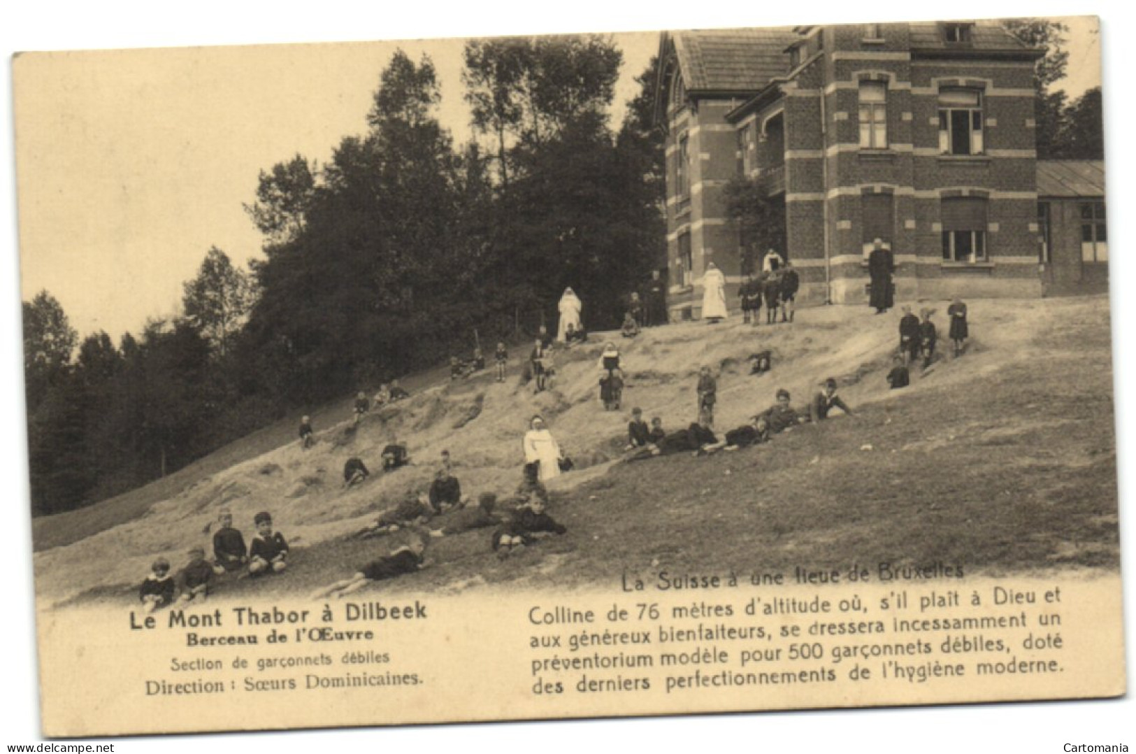 Le Mont Thabor à Dilbeek - Berceau De L'Oeuvre - Section De Graçonnets Débiles - Dilbeek