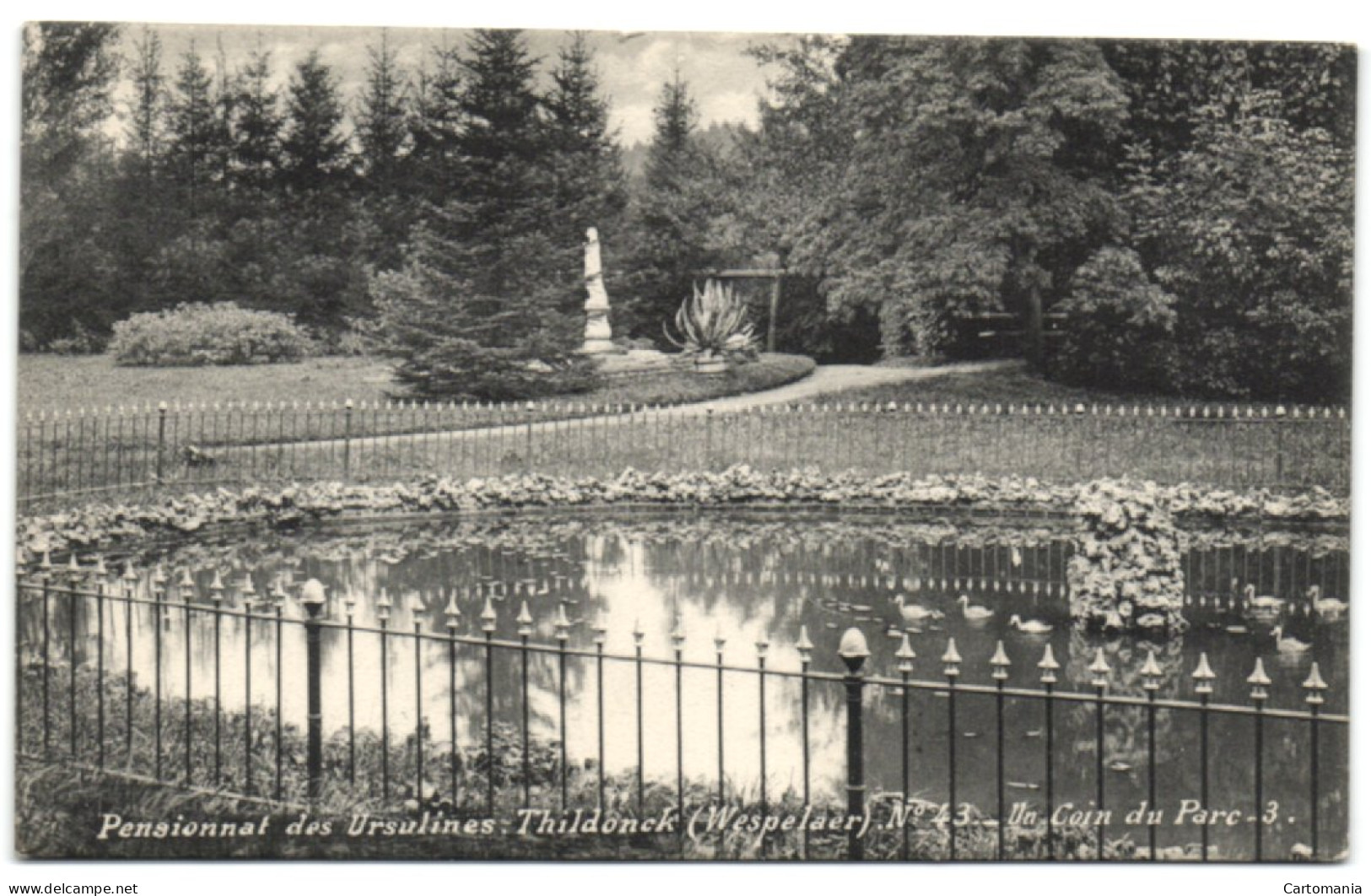 Pensionnat Des Ursulines Thildonck (Wespelaer) - N° 43 Un Coin Du Parc - 3 - Haacht