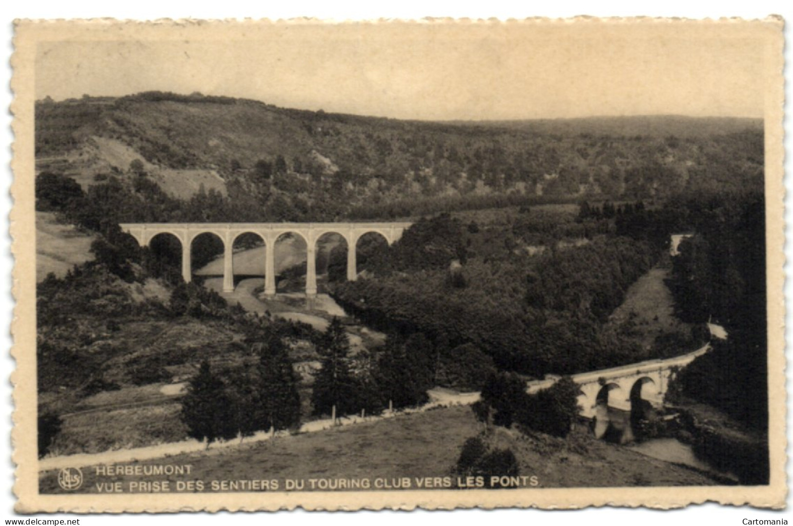 Herbeumont - Vue Prise Des Sentiers Du Touring Club Vers Les Ponts - Herbeumont