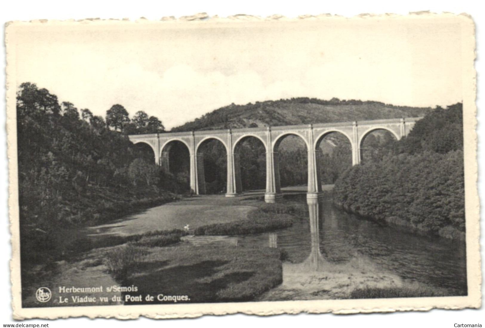 Herbeumont S/Semois - Le Viaduc Vu De Pont De Conques - Herbeumont