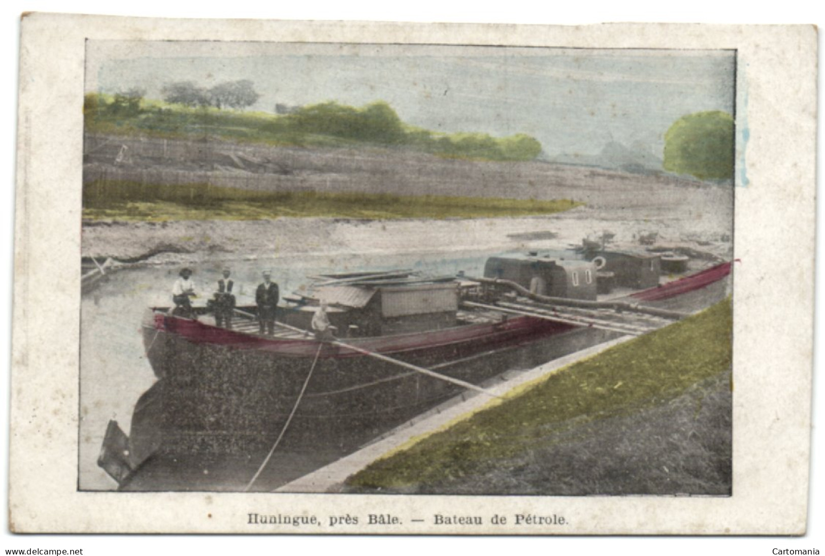 Huningue Près Bâle - Bateau De Pétrole - Huningue