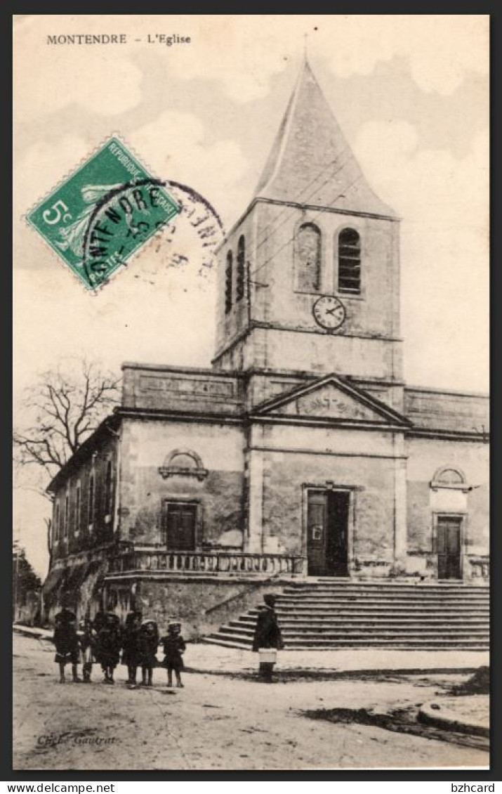 Montendre : L'église (Famille Redon) - Montendre