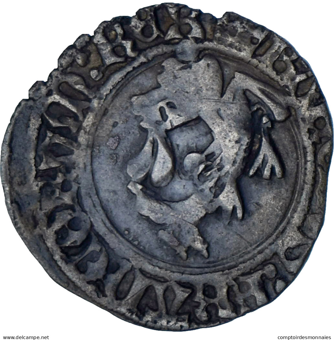 Monnaie, France, Charles VIII, Liard Au Dauphin, Saint Lô, TB, Billon - 1498-1515 Ludwig XII. 