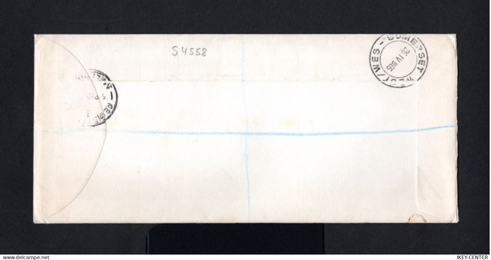 S4558-GILBERT & ELLICE ISLANDS-AIRMAIL REGISTERED COVER OCEAN To SOUTH AFRICA.1966.British Colonies.Enveloppe RECOMMANDE - Gilbert- Und Ellice-Inseln (...-1979)