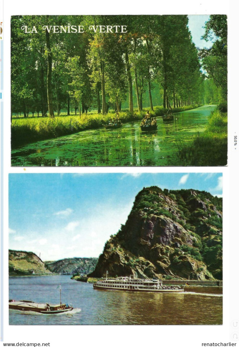 Lot De 8 Cartes Postales "Bateaux". - Collezioni E Lotti