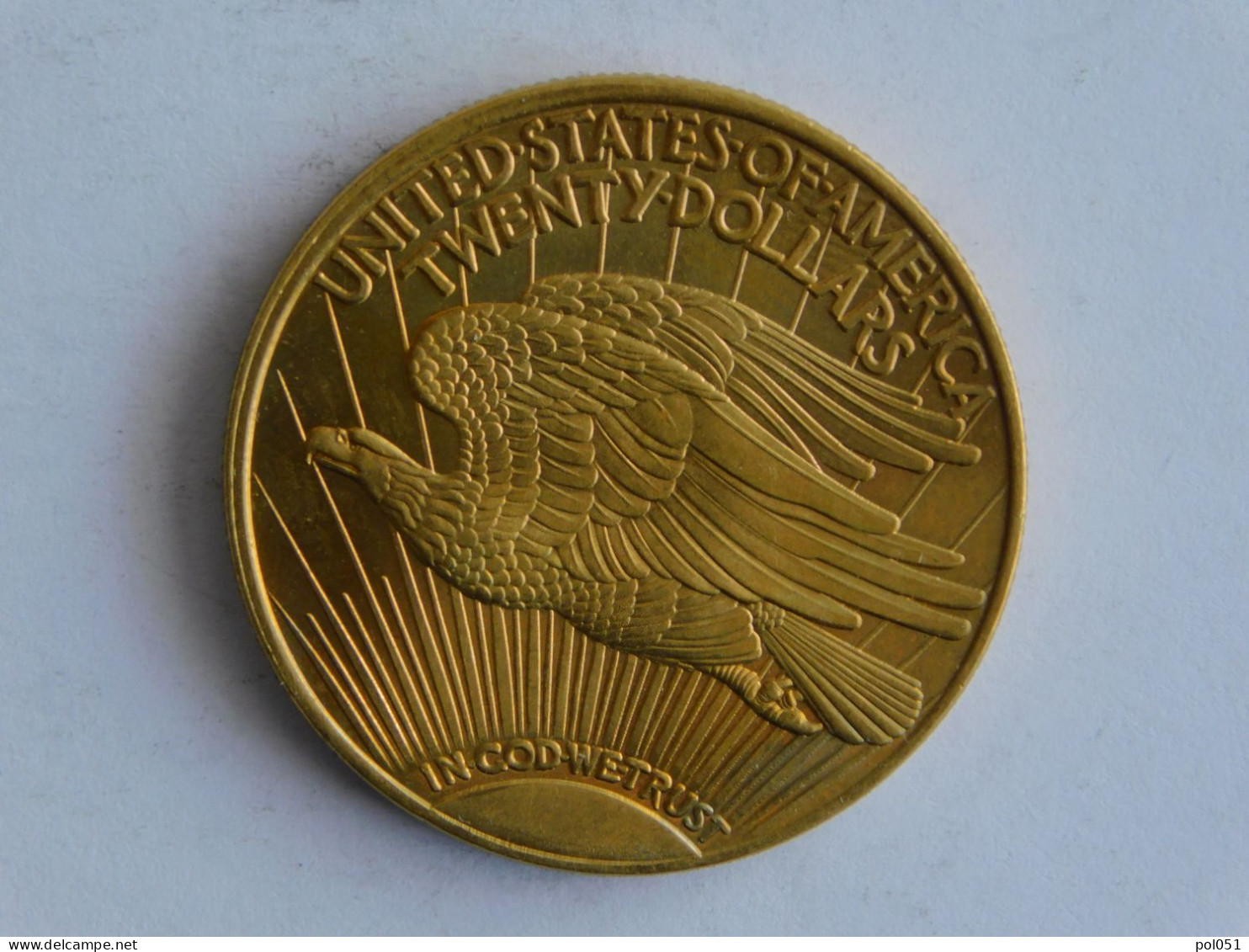USA 20 TWENTY DOLLAR 1927 S OR GOLD Dollars Copie Copy - 20$ - Double Eagles - 1907-1933: Saint-Gaudens
