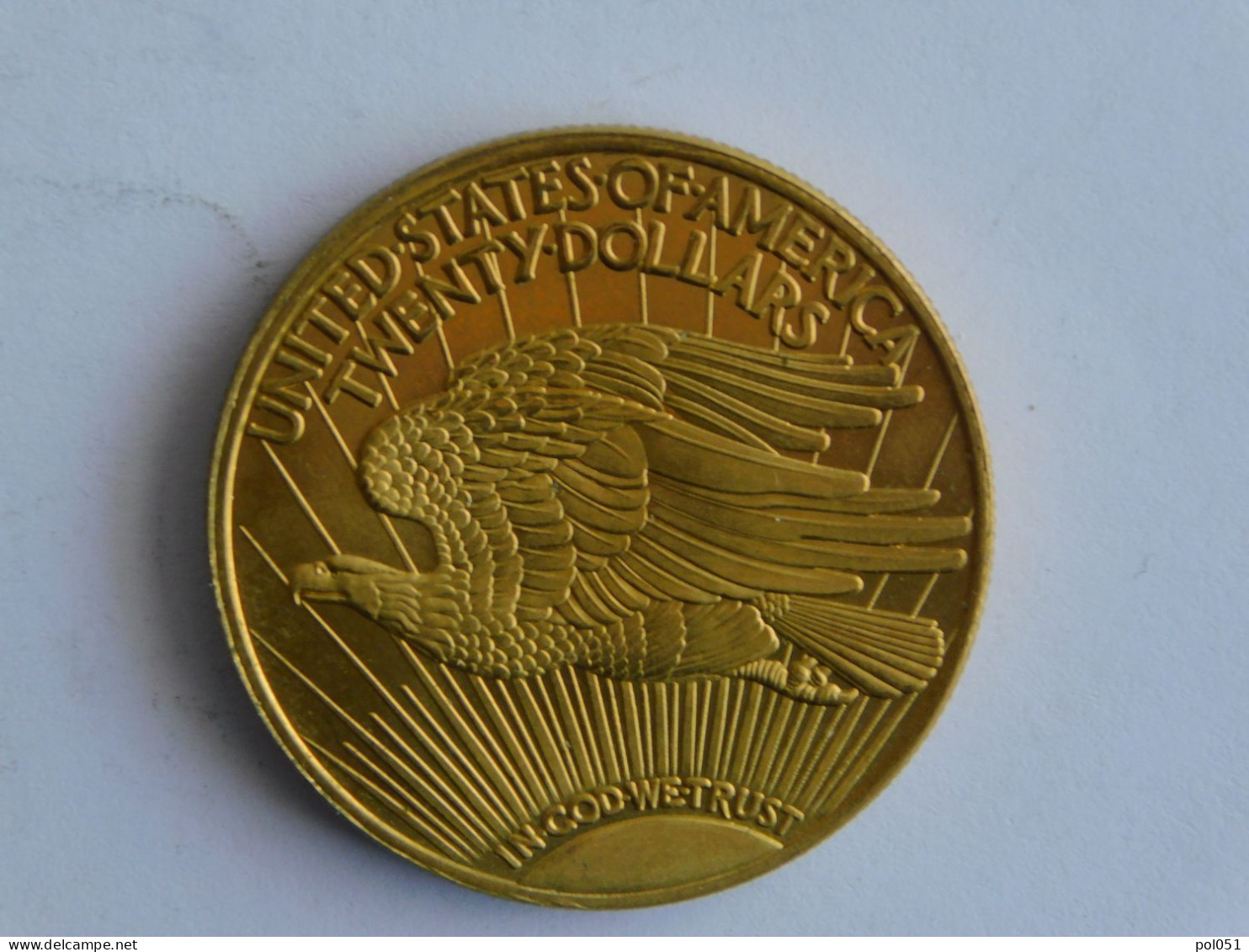 USA 20 TWENTY DOLLAR 1931 D OR GOLD Dollars Copie Copy - 20$ - Double Eagles - 1907-1933: Saint-Gaudens