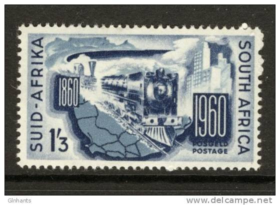 SOUTH AFRICA - 1960 RAILWAY CENTENARY FINE MOUNTED MINT MINT MM *SG 183 - Unused Stamps