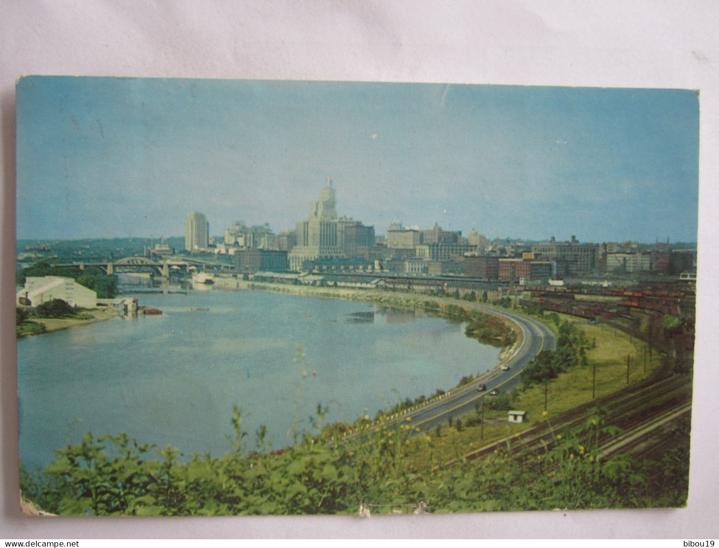 CPA  SAINT PAUL SKYLINE OVERLOOKING THE MISSISSIPPI - St Paul